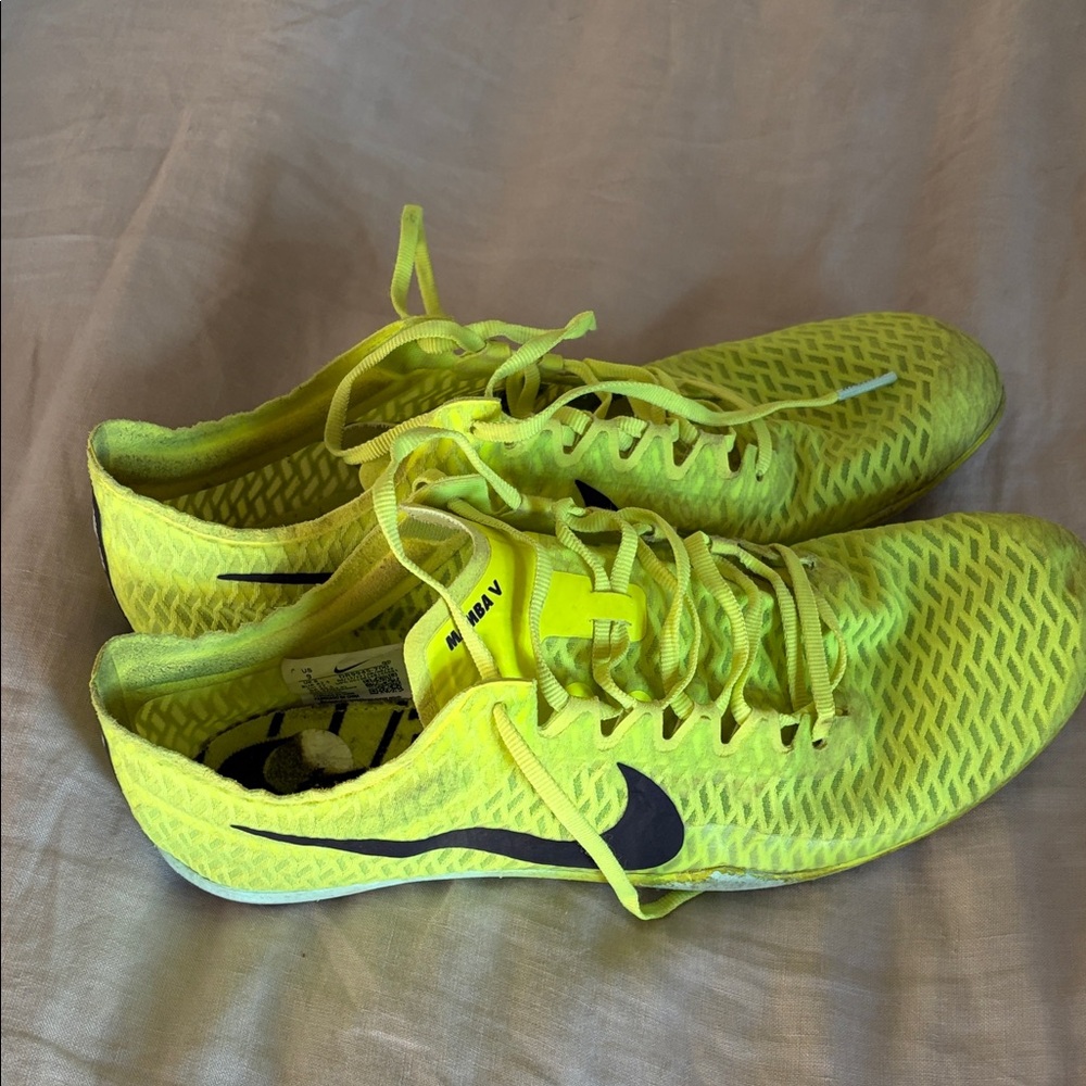 Nike Neon Yellow Track Sneakers